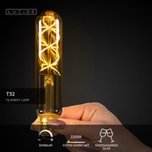 Ampoule LED Lucide - Lampe à filament - Ø 3 cm - LED Dim. - E27 - 1x5W 2200K - Ambre