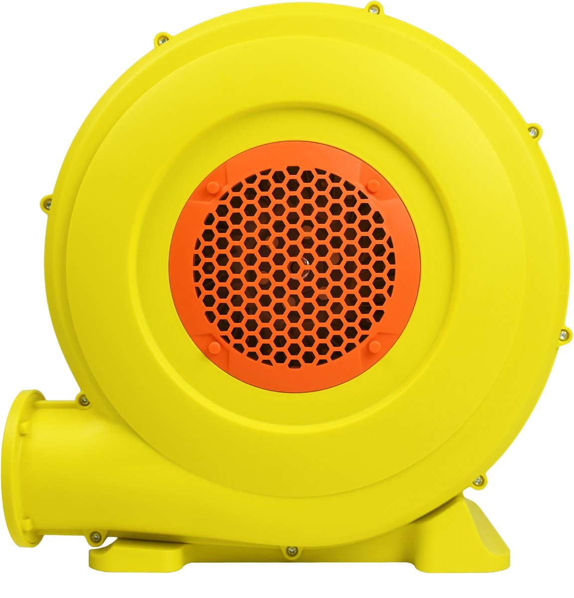 Aufun 750W Luchtblazer Springkasteel Blower - Met Handgreep & Lange Netkabel - 580m³/H 2150Pa - Geel+Rood