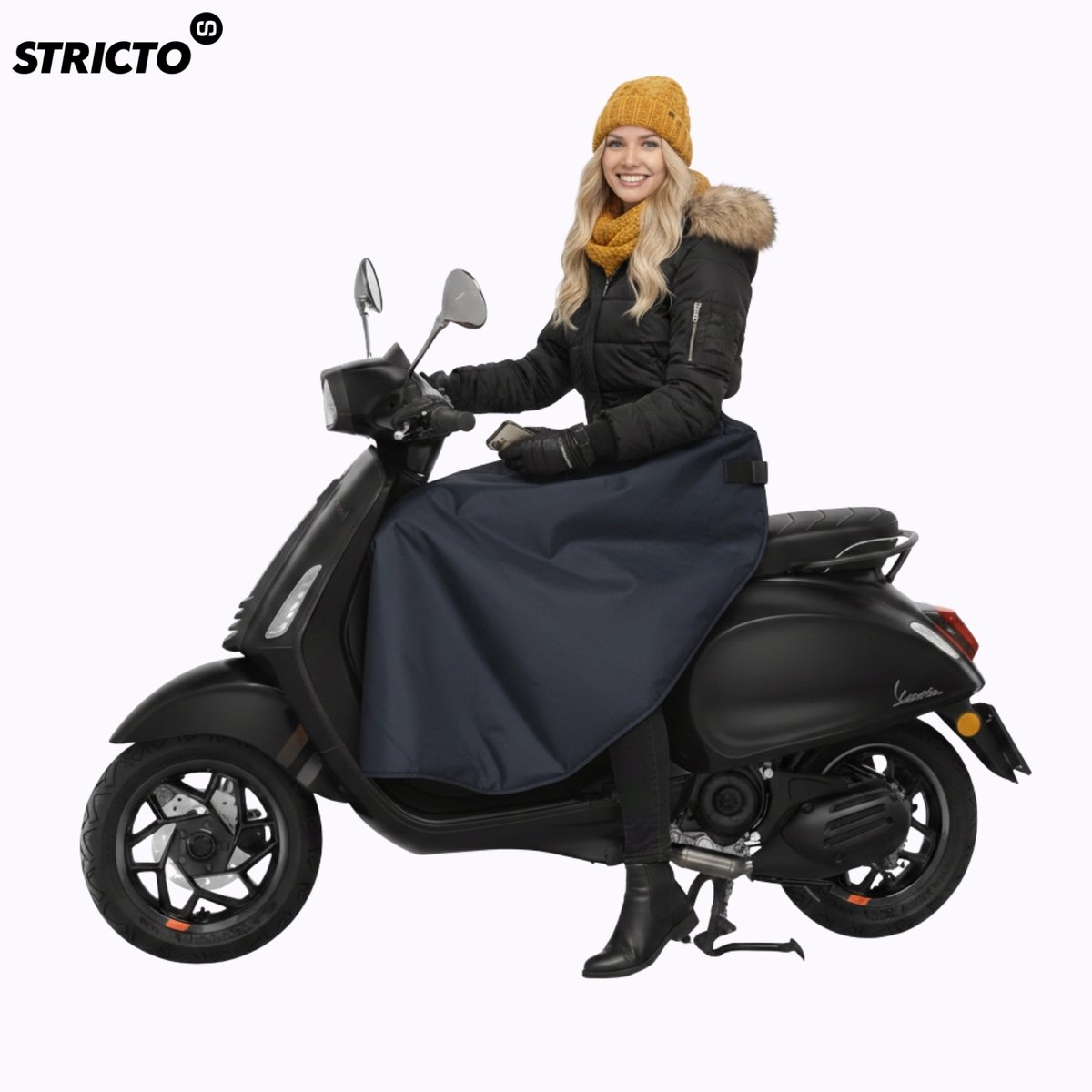 Stricto Easy-On Basic A+ Scooter Beenkleed – Universeel – Waterdicht & Winddicht – Beenwarmer – Beschermingsniveau A+ – foto 5
