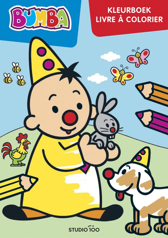 Bumba - Kleurboek Dieren - A4‑formaat - FSC MIX Papier - Knutsel- en Kleurplezier