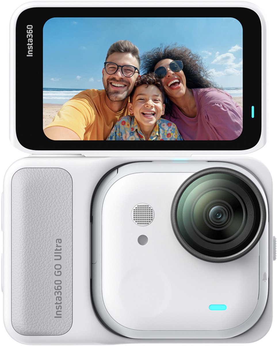 INSTA360 GO 3S 4K Vlog Bundel 128GB | Met selfie stick Actioncam Wit
