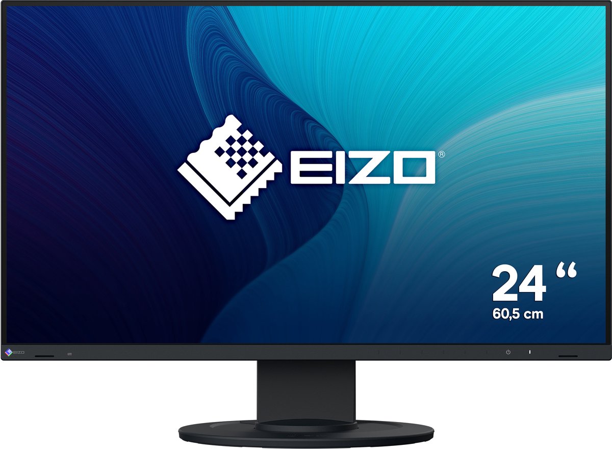EIZO FlexScan EV2400R-BK computer monitor 60,5 cm (23.8") 1920 x 1080 Pixels Full HD LCD Zwart