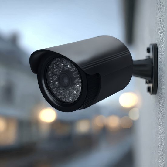 Dummy camera IR-LED's, zwart, voeding 2xAA, ABS, IR1800 B - Set met batterijen van Merkloos — afbeelding 4