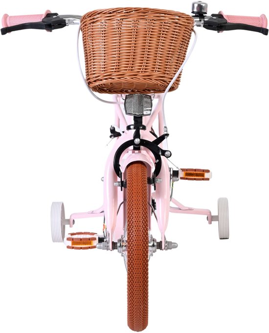 Volare Ashley Kinderfiets - Meisjes - 14 inch - Roze - Twee Handremmen — afbeelding 3