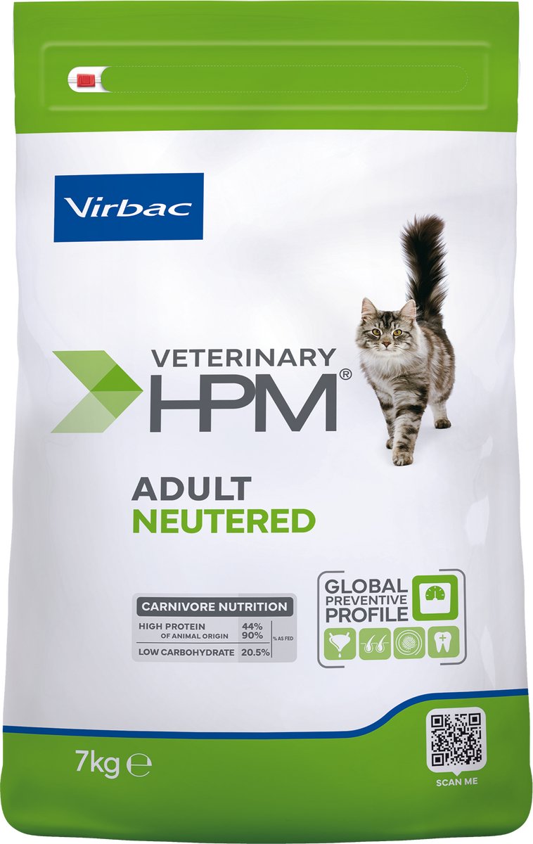 Virbac Virbac HPM - Adult Neutered Cat 7KG