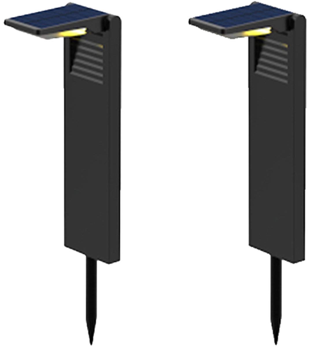 Set van 2 zonnepaaltjes H41CM OSTRY