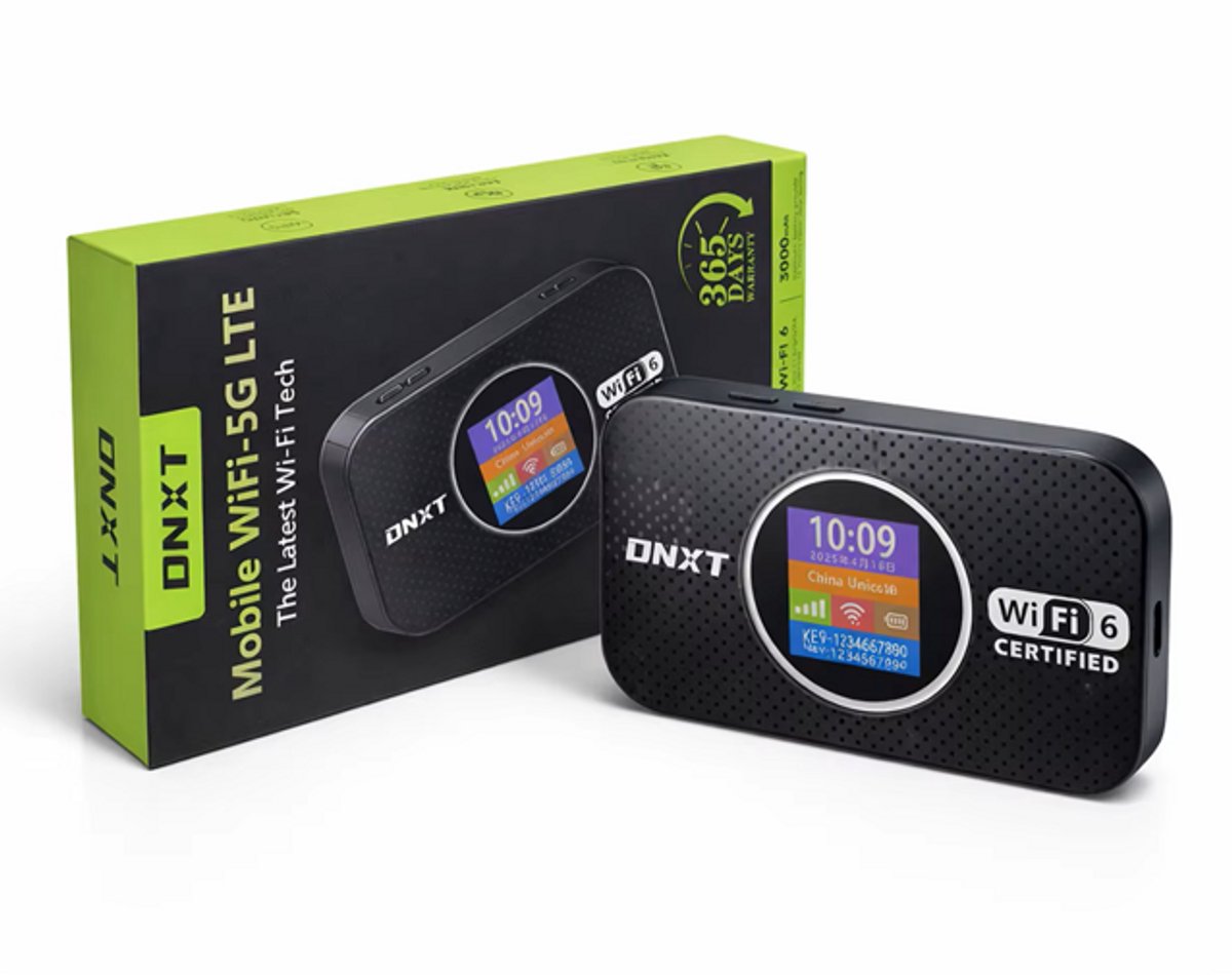 DNXT 4G LTE WiFi Router: draagbaar internet met WiFi 6 thumbnail 4