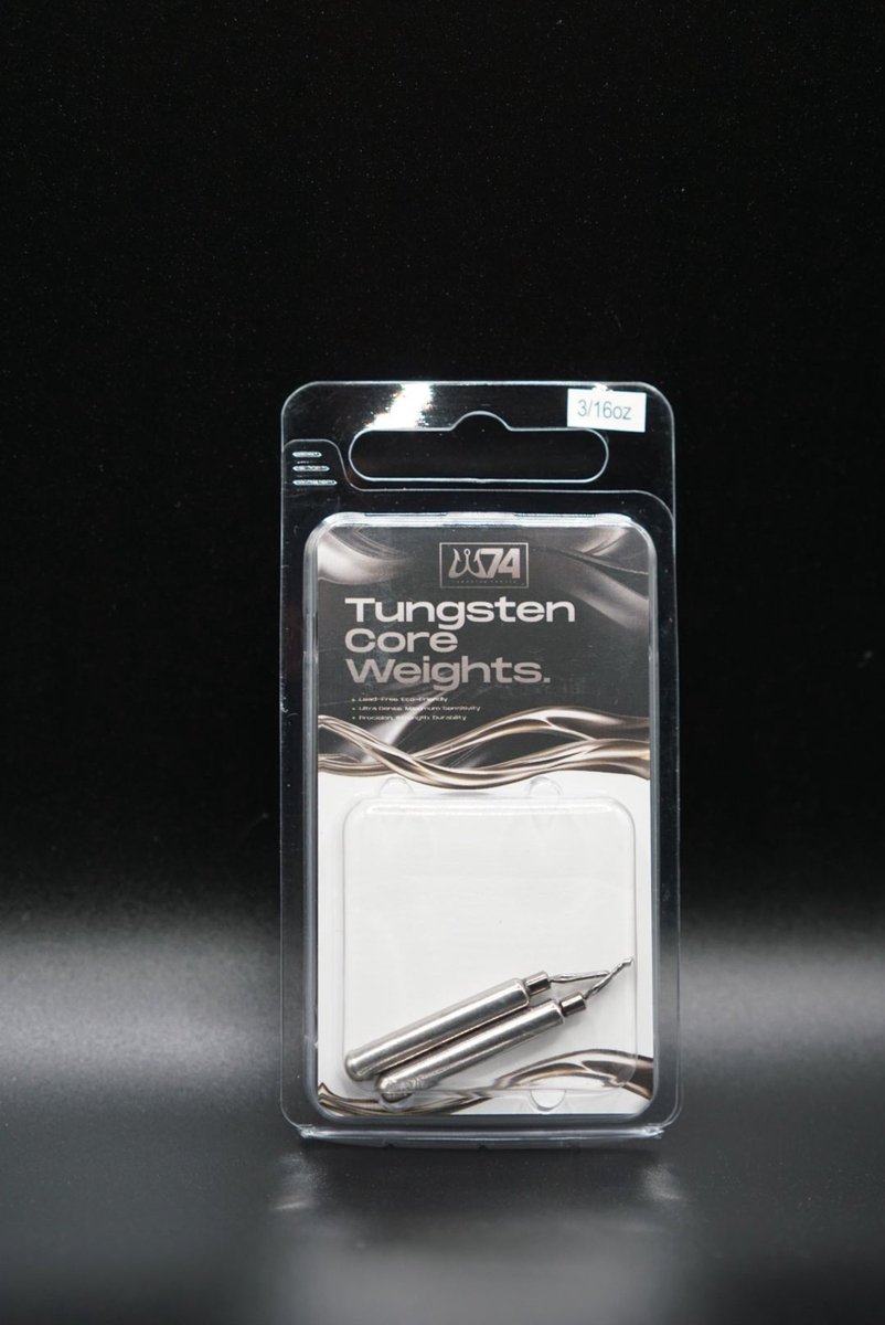 W74 Tungsten Tackle Tungsten Finesse Dropshot Weight (2 Pcs) 3.5g