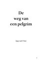 Titelpagina met "De weg van een pelgrim" en "Jaap van't Veer".