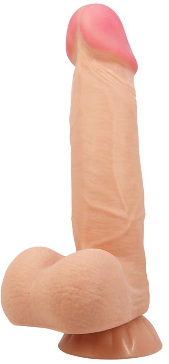 Pretty Love - Najim - Sliding Skin Dildo - Lengte 21.8 cm - Ø 4.6 cm - Lichte Huidskleur