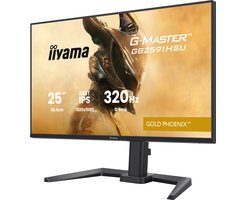 iiyama G-Master GB2591HSU-B1 Gold Phoenix - 25 inch - Full HD - IPS - 320 Hz - verstelbaar - HDMI 2.1 - HDR10