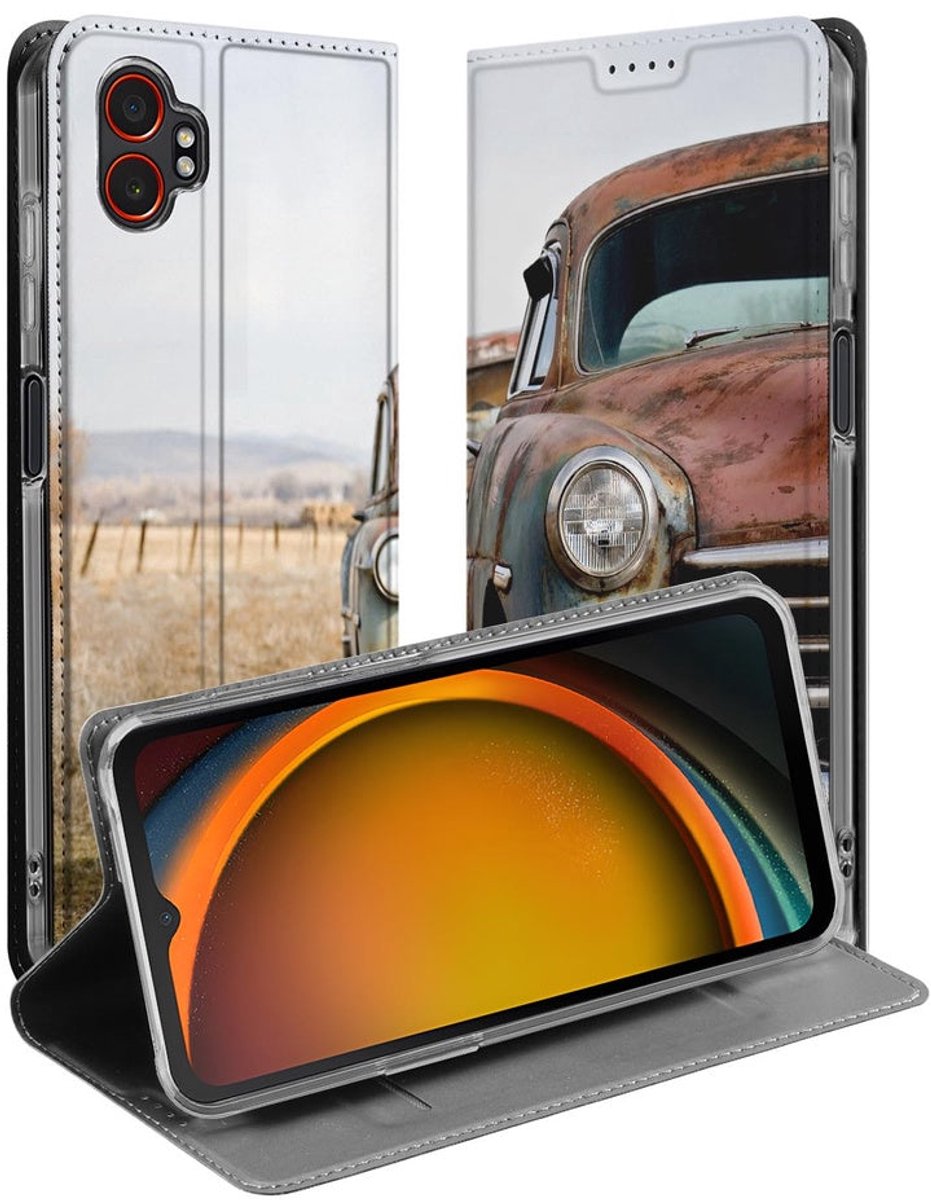 Bookcase Samsung Galaxy Xcover 7 Pro Vintage Auto