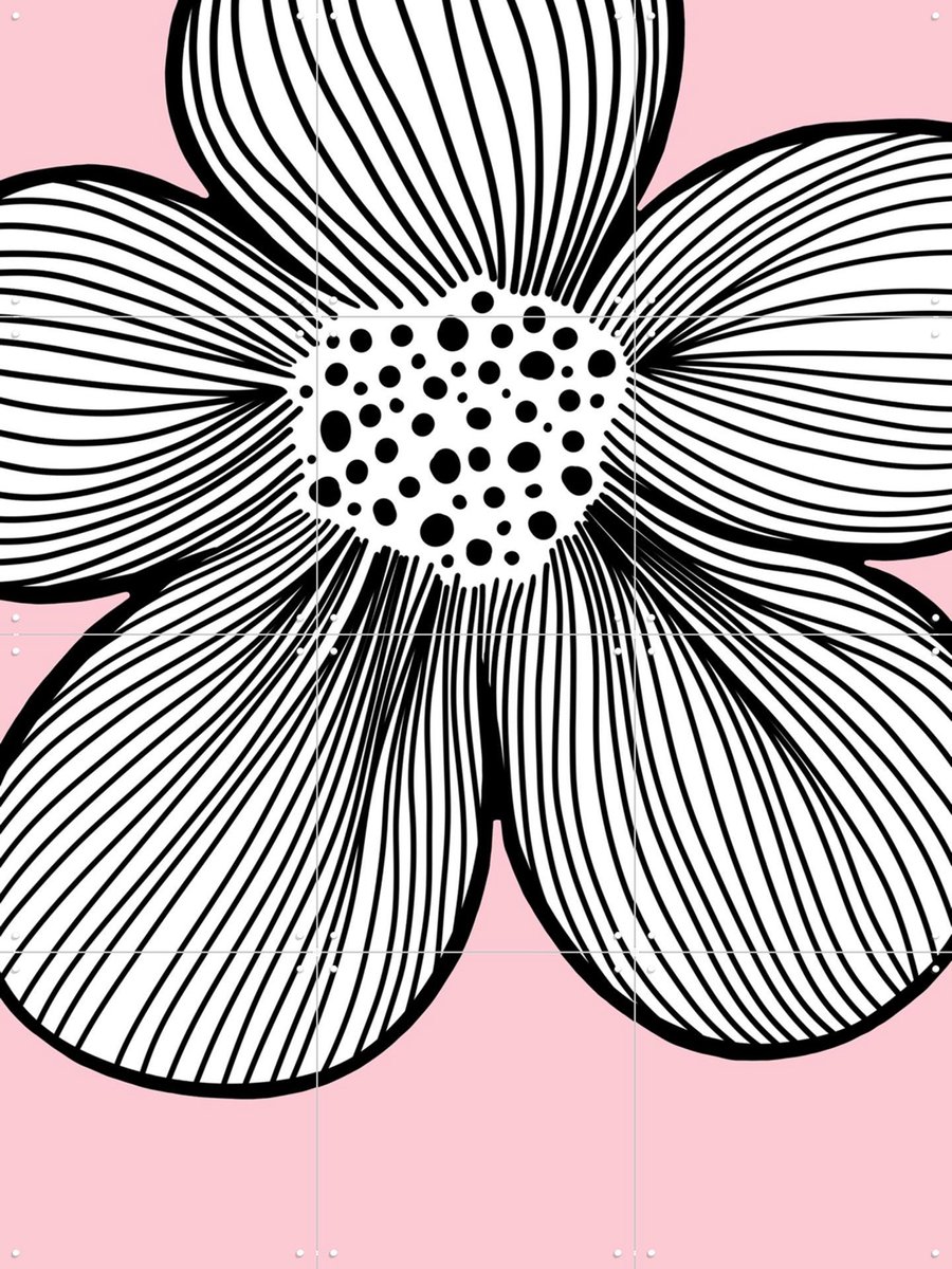IXXI Blossom Pink, BAINAI - 60 x 80 cm - Gratis ophangtool - Grote wanddecoratie en posters Babykamer, Kinderkamer, Kinderen