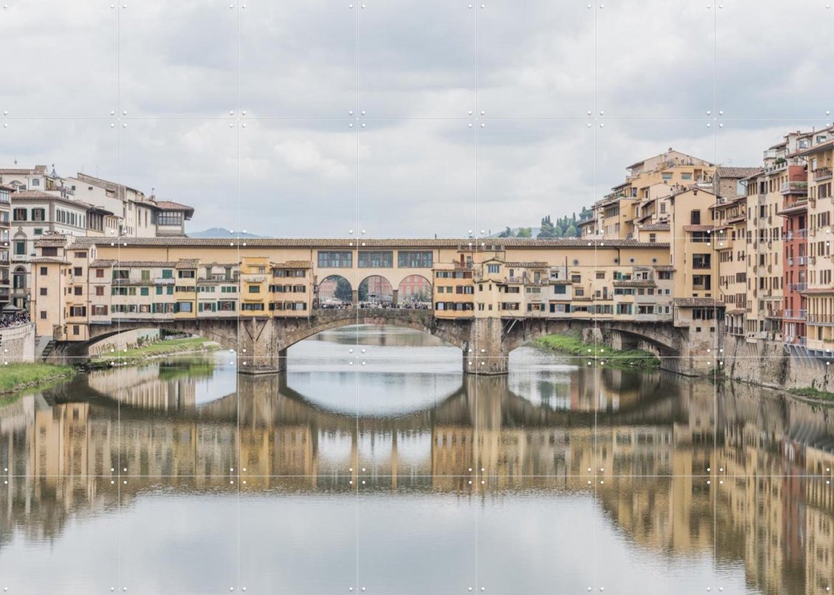 IXXI Ponte Vecchio in Florence, Photolovers - 140 x 100 cm - Gratis ophangtool - Grote wanddecoratie en posters - Klassiek, Fotografie, Gang