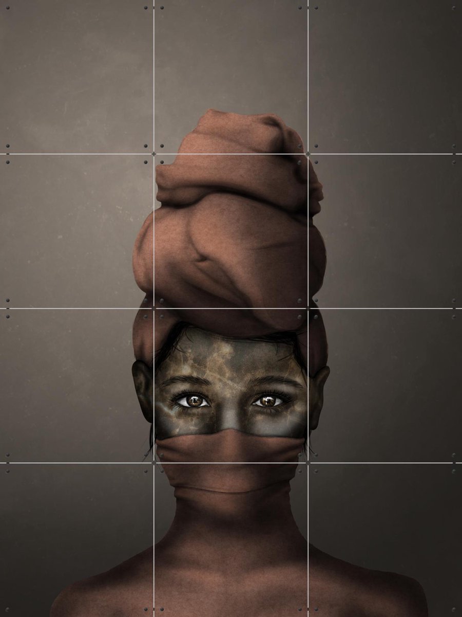 IXXI Mara, Erik Andreas - 60 x 80 cm - Gratis ophangtool - Grote wanddecoratie en posters - Illustraties, Fotografie, Slaapkamer, Woonkamer, Mode