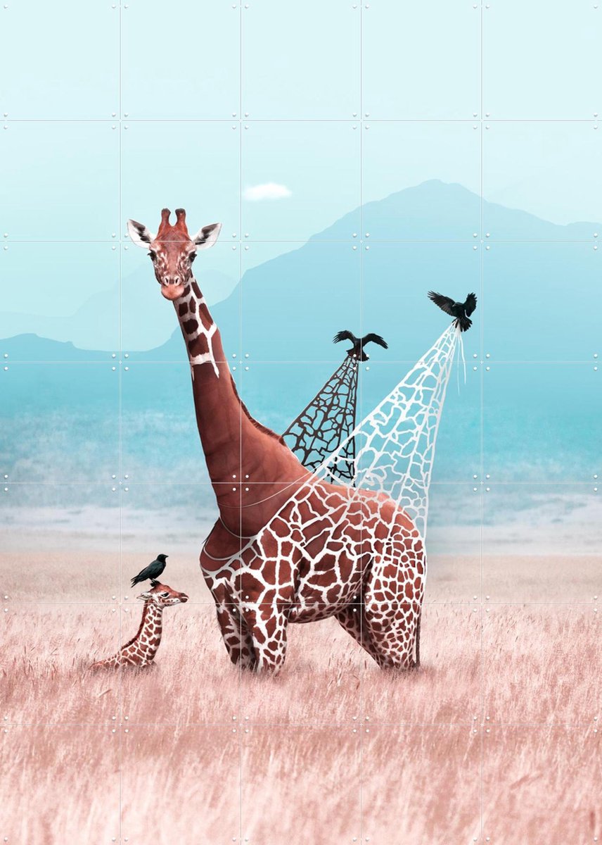 IXXI Haute Couture, Julien Tabet - 100 x 140 cm - Gratis ophangtool - Grote wanddecoratie en posters - Digitale Kunst, Speels, Surrealisme