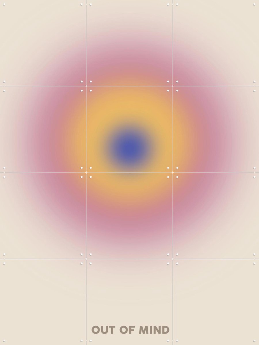 IXXI Out of Mind, The Miuus Studio & Various - 60 x 80 cm - Gratis ophangtool - Grote wanddecoratie en posters - Grafisch Ontwerp, Kleurrijk