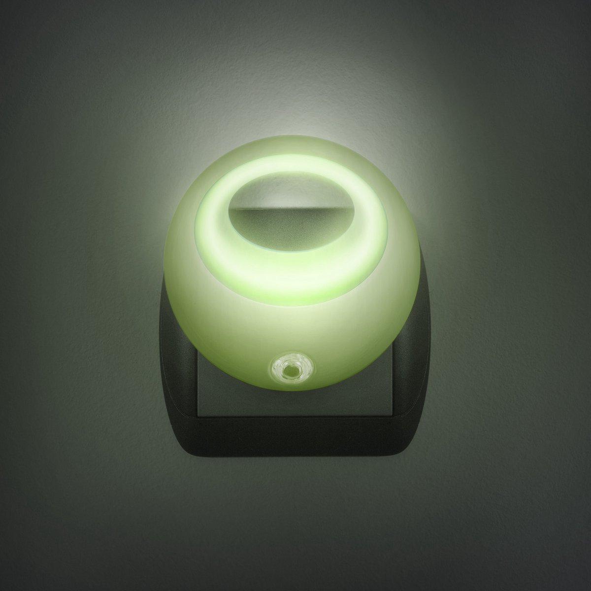 LED Nachtlamp met Schemersensor – Automatisch Aan/Uit Nachtlicht voor Stopcontact – Energiezuinige LED Verlichting 1W – Gropen – Compact Nachtlampje voor Gang, Slaapkamer en Kinderkamer [20275GR]