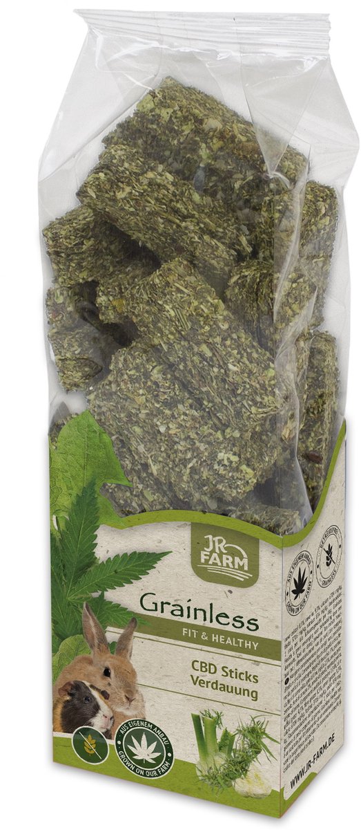 JR FARM HENNEP STICKS VERTERING GRAANLOOS 75G