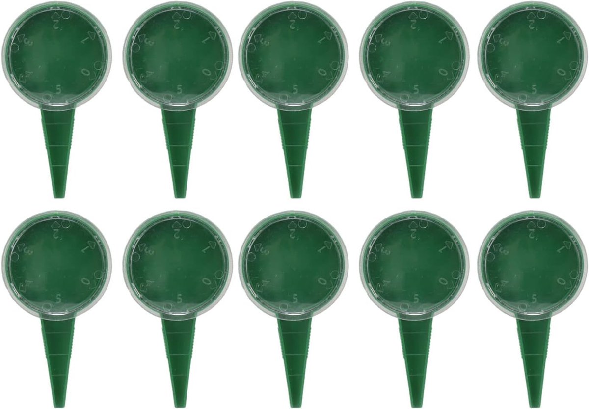 Zaad Dispenser Set - Zaai Hulp - Planten Zaaien - 5 Instellingen - 10 Stuks - Groen