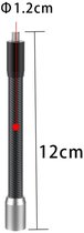 Geschikt voor 1/4" schroefdraad koolstofvezel verlengstangarm met adapter voor Geschikt voor GoPro Insta360