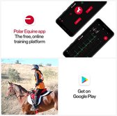Paarden Hartslagmeter - Gezondheidsmonitor - Prestatie Analyse - Snelle Meting - Één Maat - Zwart