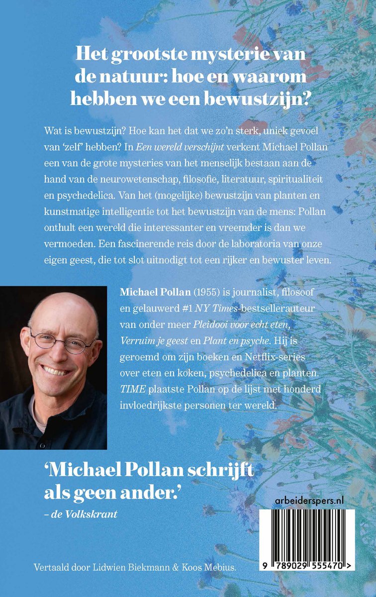 Een wereld verschijnt - back cover