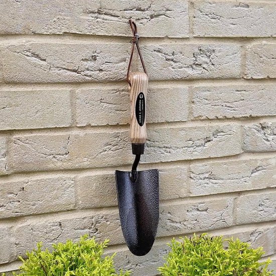 Hand Trowel - Tuinschepje - Planten en verplanten - Roestbestendige kop - 32 cm lengte - Houten handvat — afbeelding 2