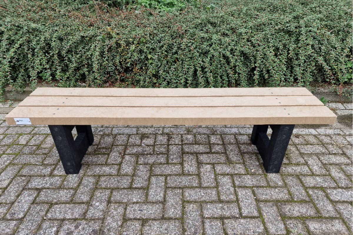 Rockwood® Zitbank Lifelong - Zwaar Kunststof (50kg)-Sand Beige 1.20m Naturel