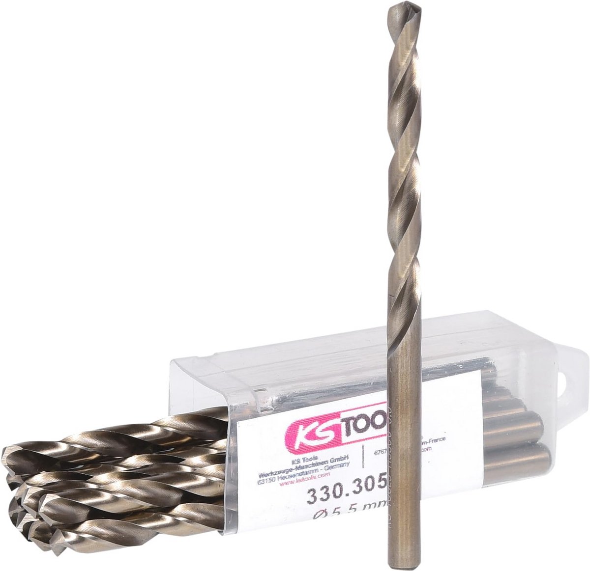 Metaalboor Set - HSS Boren - Precisie Boren - Kobalt Gelegeerd - 77 mm - Goudbruin