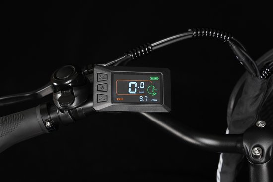 Elektrische Fiets TTGO C2 Pro - 250W Motor - 36V 18Ah Accu - Bereik 80-120km - 26" Banden Elektrische Stadsfiets - Shimano 7-Speed - 25km/u - Zwart van Merkloos — afbeelding 4