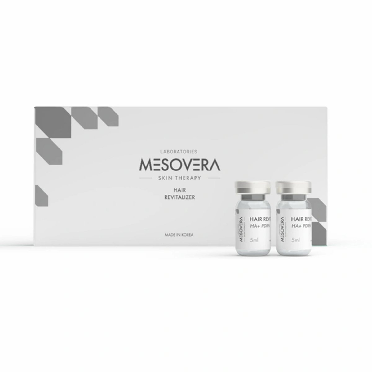 Mesovera Haar Revitaliser HA+ PDRN / meso-oplossing tegen haaruitval 5x 5 ml