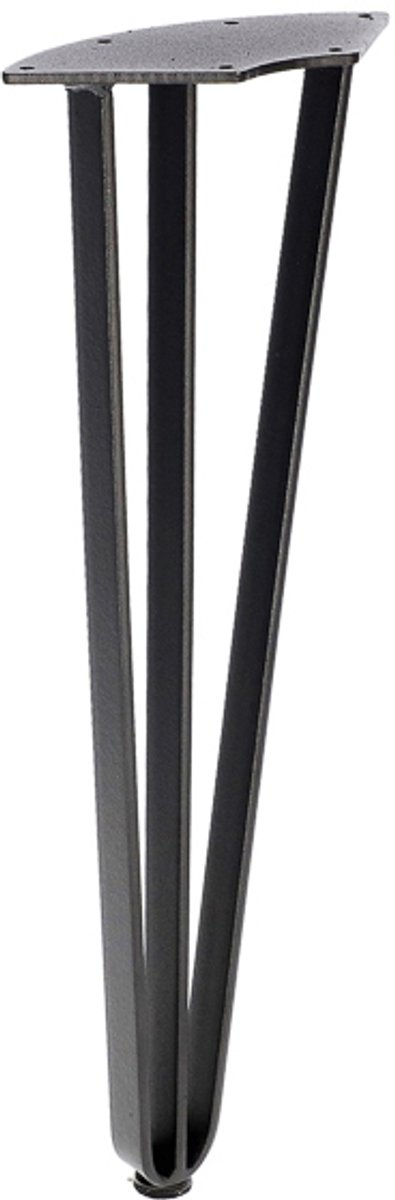 Seart Group Hairpin - Meubelpoten - 40 cm - Zwart - Roestvrij Staal