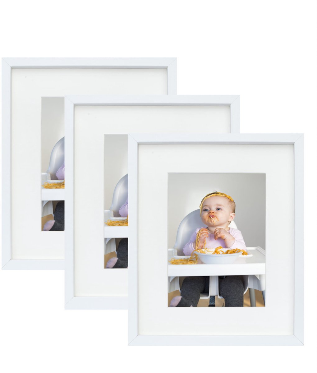 BD Art Zestaw - Witte Fotolijsten - 3 Stuks - 15x21 cm