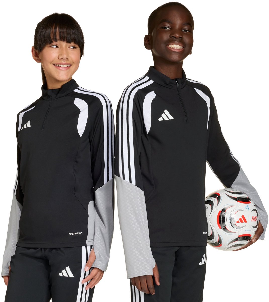 adidas Tiro 26 Competition Trainingstop Kinderen Zwart;Grijs - Maat 140cm