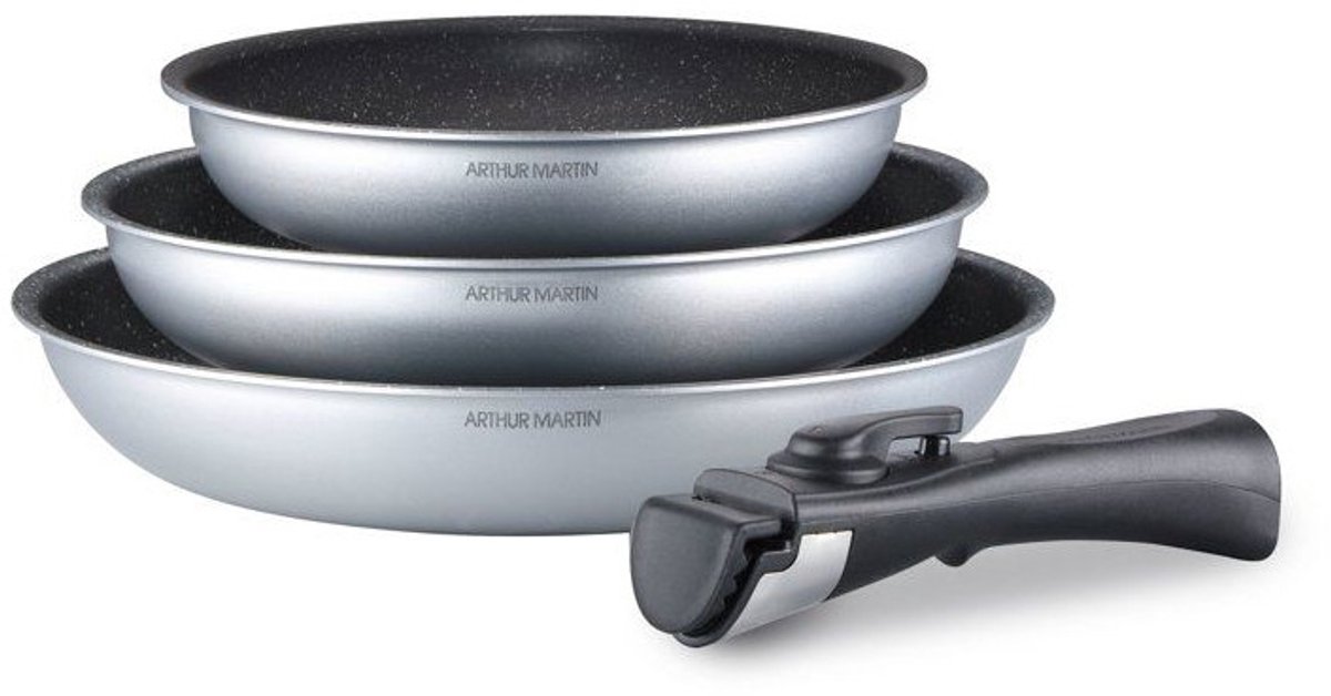 Arthur Martin – AM521S – Koekenpannenset – 20/24/28cm