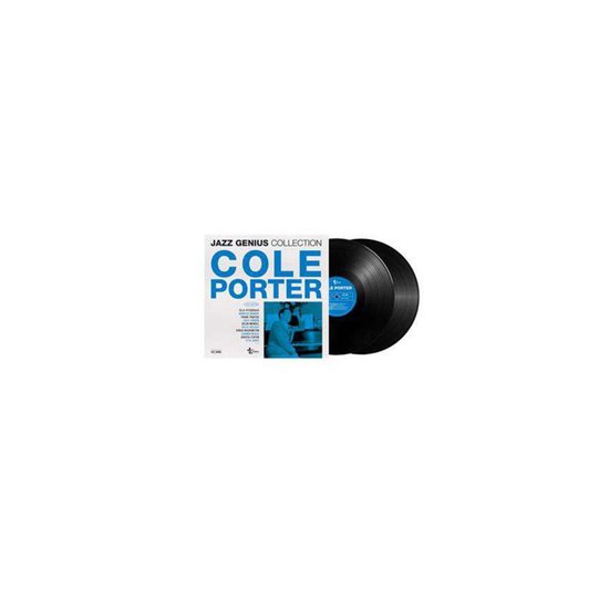 Jazz Genius Collection Cole Porter LP platenhoes met twee zwarte LP's.