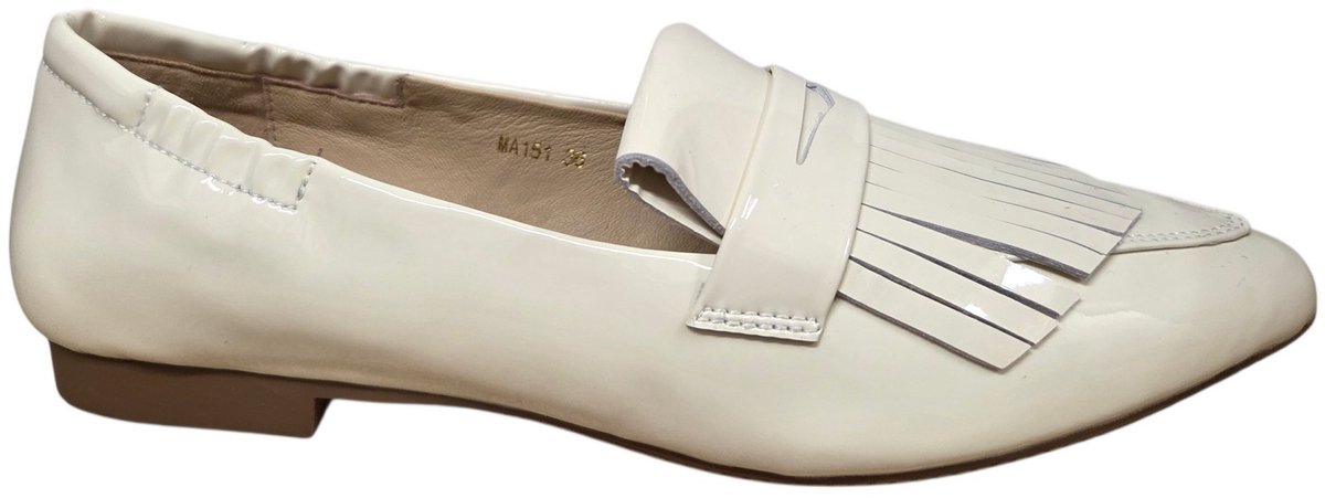 Maripe MA151 Vernice White Instapper Wit Lak Dames - Wit - 40