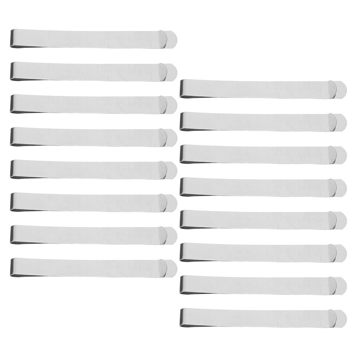 Naai Zoomklemmen - Stofklemmen Liniaal - Nauwkeurig Markeren - Geïntegreerde Meetliniaal - 105 cm Lengte - Zilver