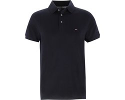 Tommy Hilfiger - 1985 Poloshirt Donkerblauw - Slim-fit - Heren Poloshirt Maat L