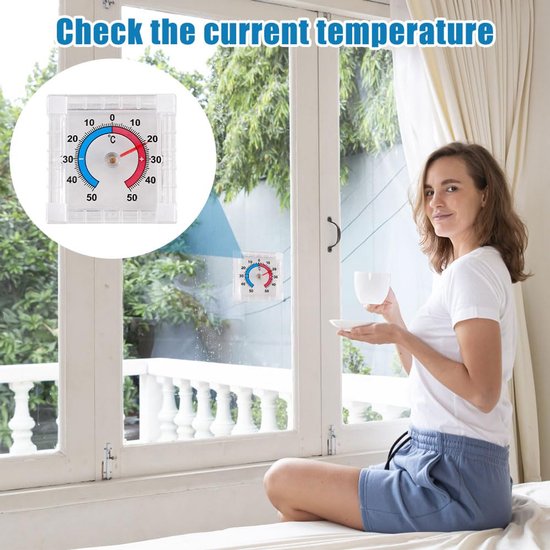 Raam Thermometer - Temperatuurmeter Buiten - Temperatuur Meten ...
