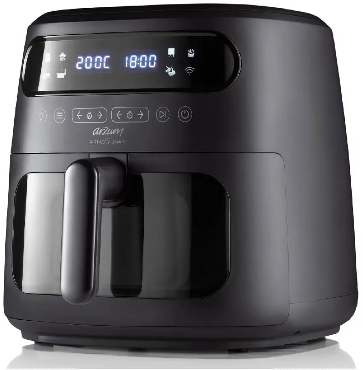 Arzum Airtasty Smart Air Fryer AR2076-0100 | Zwart - Heteluchtfriteuse - Smart - 1750W