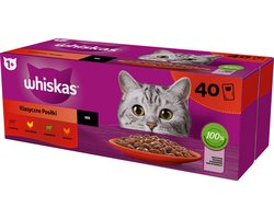 Whiskas - Klasyczne Posiłki - Mix Smaken - In Saus - 40x85g