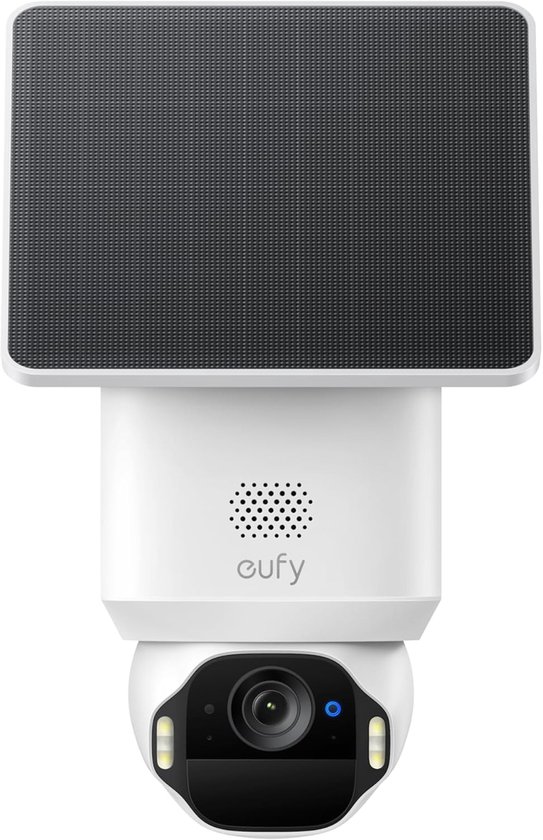 eufy SoloCam E42 - 4K PTZ beveiligingscamera outdoor - 360° pan/tilt - AI-tracking - Draadloos - Zonne-energie - Geen maandkosten - HomeBase S380 compatibel