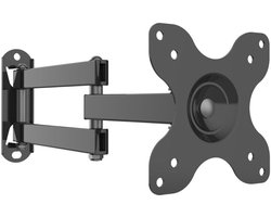 TV-muurbeugel - Articulerende arm - 15 inch uitbreidbaar - 1 stuk - Voor LED-tv’s tot 32 inch - Zwart