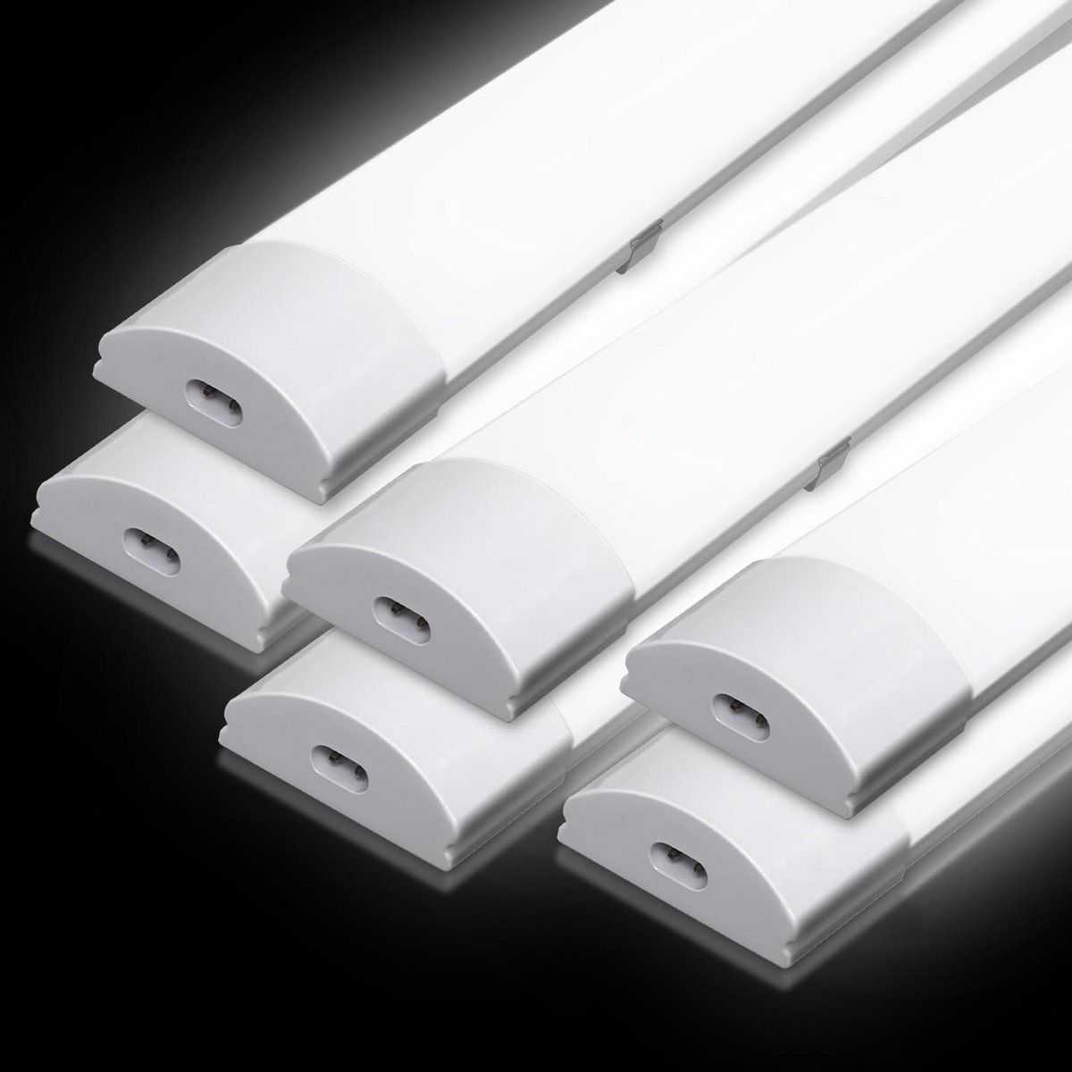 Lamp voor Vochtige Ruimtes - Werkplaatslamp LED - Vochtige Omgevingen - IP65 Waterdicht - 6 x 60 cm - Neutraal Wit