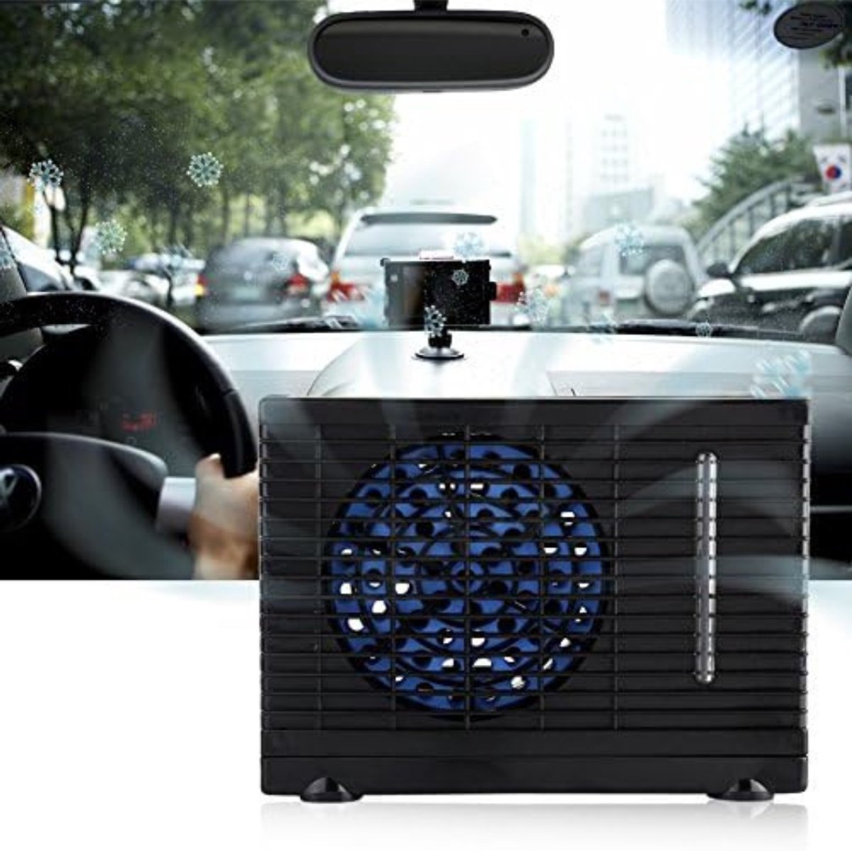 SVN® Mobiele Airco Zonder Afvoer - Luchtkoeler - Aircooler - Zwart - 20cm x 11cm x 15cm