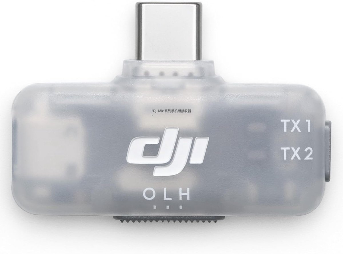 Mobiele Ontvanger - Draadloze Audio - Video Opnames - Twee Zenders - Compact Formaat - Zwart