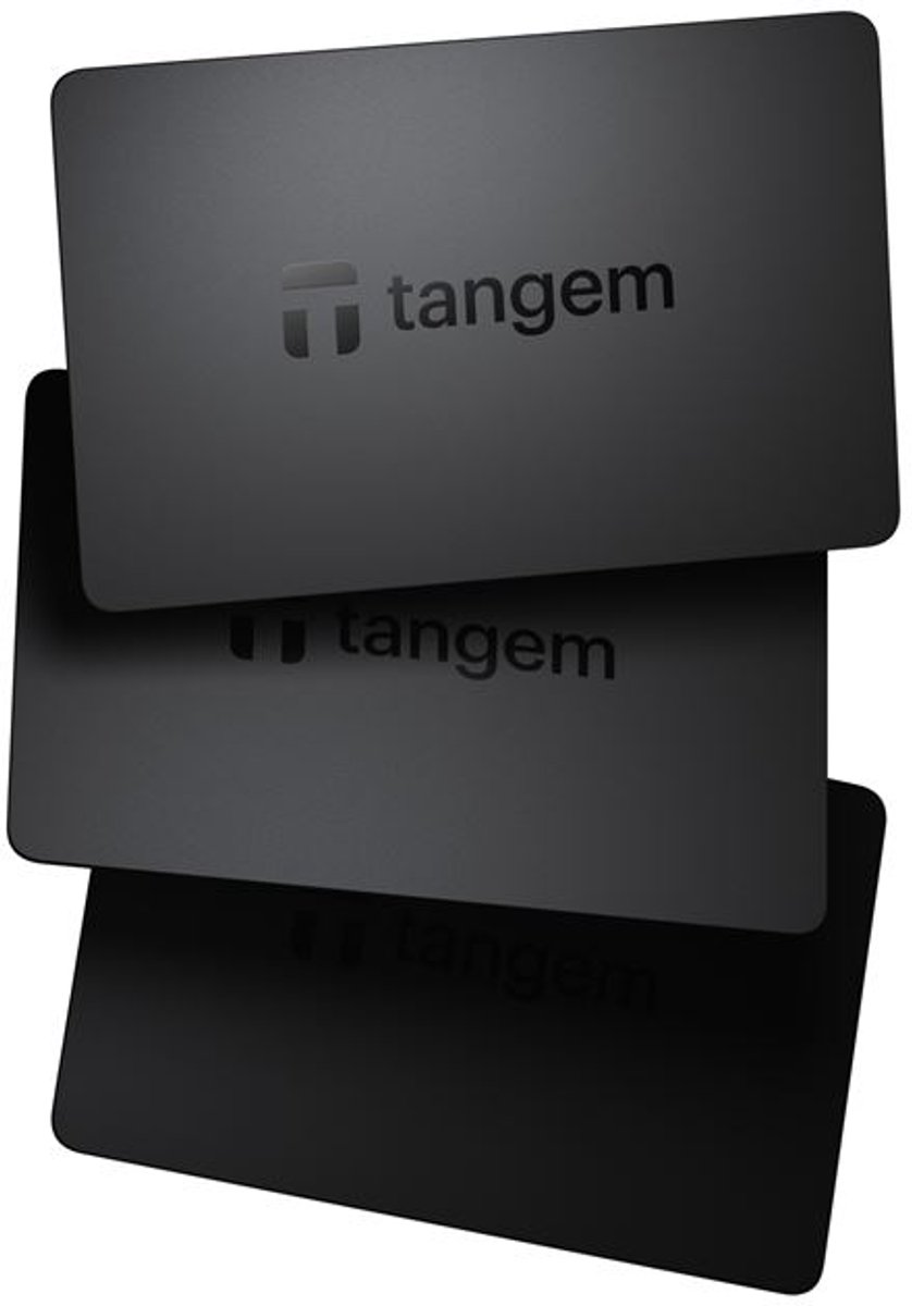 Tangem Wallet 3 kaarten - met Recovery Seed functionaliteit