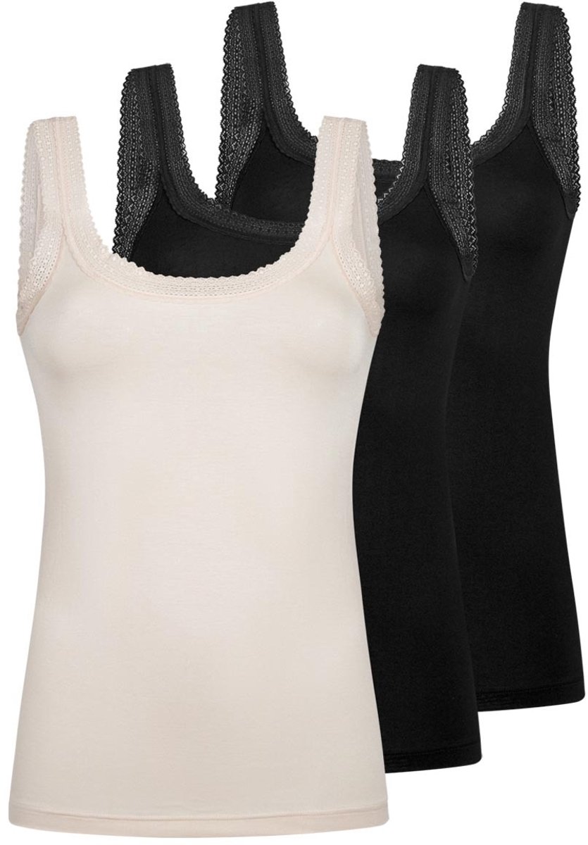 Mey Dames onderhemd 3 pack Modal Lace